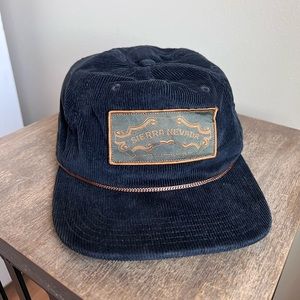Sierra Nevada black corduroy snap back.